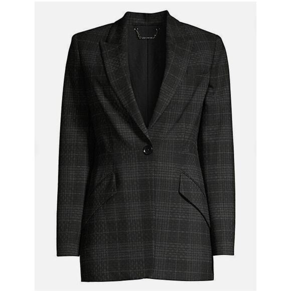Elie Tahari Jackets & Blazers - Elie Tahari Black Plaid Blazer